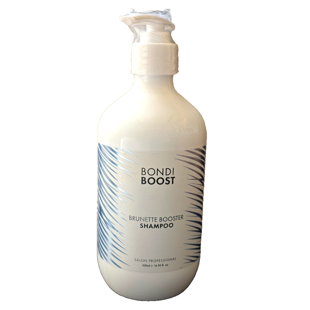 New & Sealed Bondi Boost Brunette Booster Shampoo Blue Toning 500ml 16.9 fl. oz